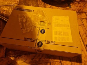 FABRYCZNIE NOWY Konica Minolta TN120 Czarny tusz z tonerem 7640015042 OEM TN-120 - Zdjęcie 1 z 2