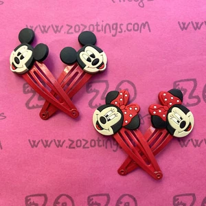 Mickey & Mini Mouse Snap Hair Clips - Picture 1 of 5