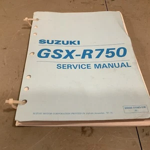 Suzuki GSX-R750 Service Manual Part Number 99500-37083-03E - Bild 1 von 6