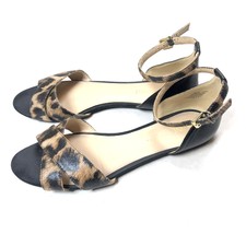 nine west leopard sandals