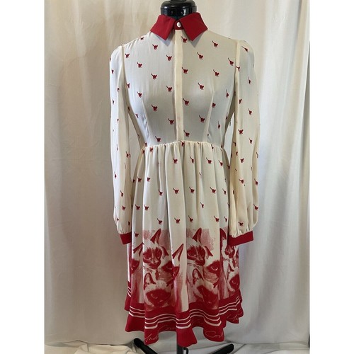 UNDERCOVER Abito sotto copertura leggero con stampa gatto SS20 JP taglia 2