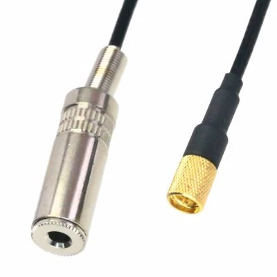 3.5mm TRS 1/8 to microdot Male cable for Wireless Audio Aux Transmitter Receiver - Image 1 of 4