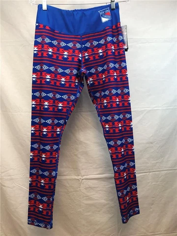 New York Rangers Womens Size S Small Blue Yoga Pants Leggings MSRP $50 Cover