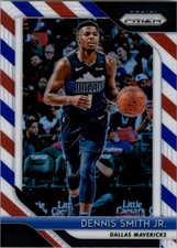 2018-19 Panini Prizm Red White and Blue #260 Dennis Smith Jr. Mavericks NM-MT