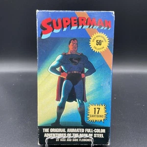 Superman Original Animated Color Gold Anniversary 1994 (VHS) - Picture 1 of 2