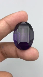 53.35ct Amethyst Beautiful Color & Luster  - Clean Fancy Cut Stone - Brazil - Picture 1 of 4
