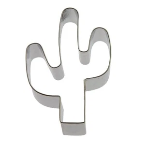 Cactus 4'' Cookie Cutter Metal Western Native Made in the USA - Picture 1 of 7