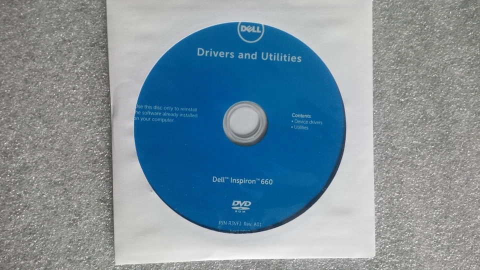 Brand New Sealed Dell Drivers and Utilities Inspiron 660 Resource CD 0NF7NW - Image 1 of 1