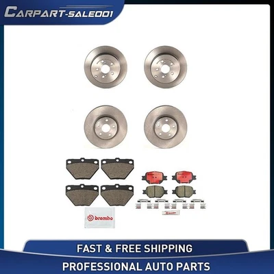 Juego de pastillas de freno de disco delanteras traseras rotor de freno de disco para Toyota Celica 2000-2005 Foto 1 de 4