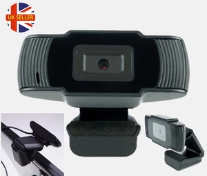 Kamera internetowa HD USB Plug-&-Play z mikrofonem PC Laptop Mac Cam High Def - Zdjęcie 1 z 7