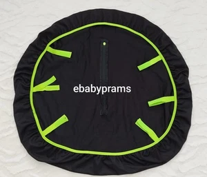 Cochecito SNAGGED Universal 0-6 meses SnoozeShade, cochecito parasol borde verde - Imagen 1 de 6