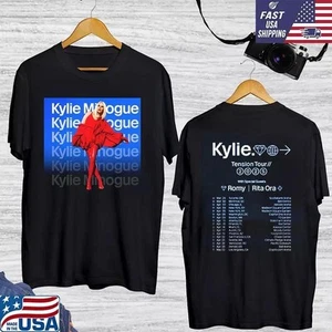 Kylie Minogue Tour 2025 North America Double Sided T Shirt Full Size - Picture 1 of 3