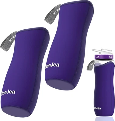 RONJEA 2Pcs Sleeve for 22Oz Cirkul Water Bottle Neoprene Sleeve to Keep Your Water Cold
