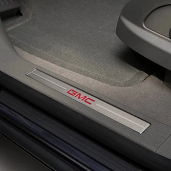 Placas de umbral de puerta iluminadas terreno genuino GM GMC 2014-2017 - delanteras 23169368 Foto 1 de 4