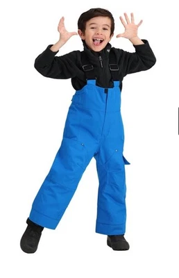 OBERMEYER Niños Volt Azul Nieve Baberos Impermeable Pantalones Tirantes Talla 6 Foto 1 de 4