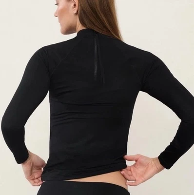 Top protector contra erupciones ATHLETA para mujer XL negro North Point manga larga natación atlético surf Foto 1 de 4