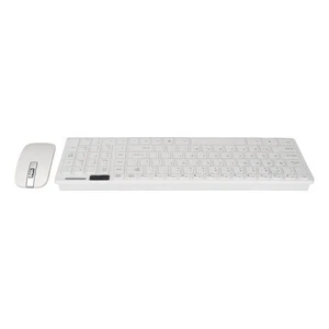 Wireless Keyboard Mouse Combo 2.4G Ultra Thin 1600Dpi 78 Keys For Home Of - Picture 1 of 24
