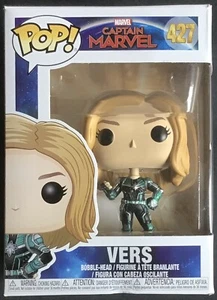 FUNKO POP Captain Marvel n°427 Vers Très bon état - Picture 1 of 6