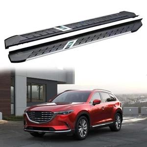 2PCS Side Steps Running Boards Nerf Bars Fits for MAZDA CX-9 CX9 2016-2024 - Picture 1 of 6