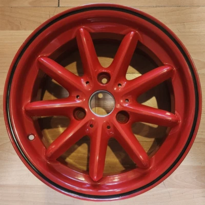 Llanta 15" SMART FORTWO, ELÉCTRICA, PASSION OEM ROJA 2008-2017 15x5 1/2 3x112 Foto 1 de 4