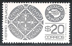 pe154 Mexico Exporta MNH paper 8 Sc#1128 Mc#1793Abxll Et#ex154 perf 14 gray
