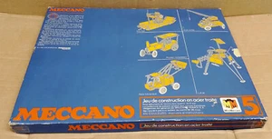 Meccano 5 - anni 70 - 415 pezzi di 70 tipologie - 100% completo - Photo 1/10