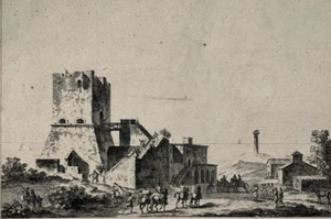 CAP COLONNA Crotone GRAVURE Saint Non ITALIE Calabria XVIII° - Imagen 1 de 2