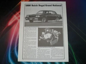 Buick Regal Grand National 1986 original 1971 GS-455 ETAPA I PÁGINA DE ESCRITURA 25 26 - Imagen 1 de 2