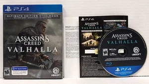 Assassin's Creed Valhalla Ultimate Edition Steelbook Ps4 CIB inkl. DLC - Bild 1 von 1