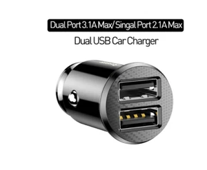 Baseus Car Charger For for iPhone Samsung Phone Tablet GPS 3.1A Fast Charging HH - Imagen 1 de 3