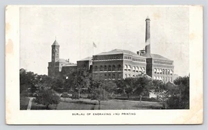 Bureau of Engraving and Printing Washington D.C Private Mailing Card Antique UNP - Picture 1 of 2