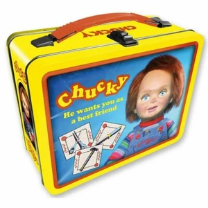 Chucky Tin Tote Lunch Box Horror Childs Play New - Picture 1 of 1