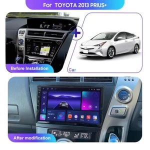 Car Radio Stereo For Toyota Prius Plus V Alpha Android 13 2012-2016 - Picture 1 of 12