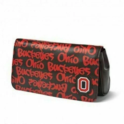 NEW! OHIO STATE BUCKEYES GRAFFITI CLUTCH PURSE LICENSED Cover