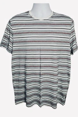 Новый с Ярлыками Calvin Klein Pima хлопок в полоску рубашка мужская большой короткие рукава - Изображение 1 из 2