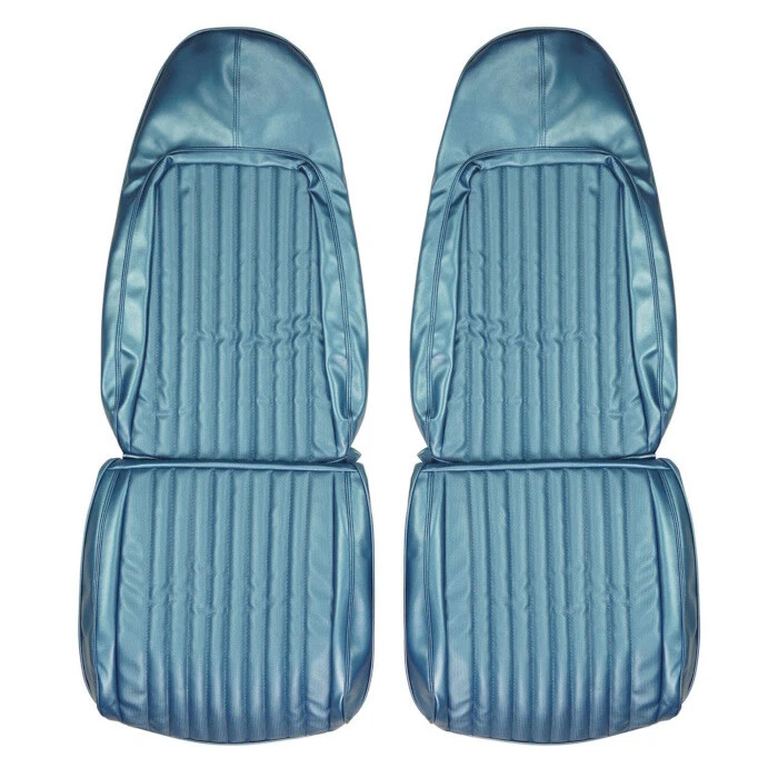 Cubiertas de asiento delanteras con canastilla Plymouth Barracuda 'Cuda & Dodge Challenger 1972 Foto 1 de 1