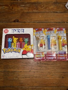Pokemon Collectible 4-pc PEZ set 3 Single Per - Picture 1 of 3