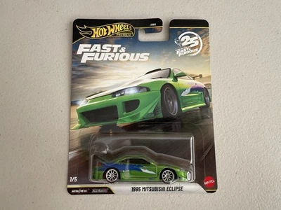 Hot Wheels 2026 Fast And Furious 25TH Anniversary 1995 Mitsubishi Eclipse *NIB* - Image 1 of 2
