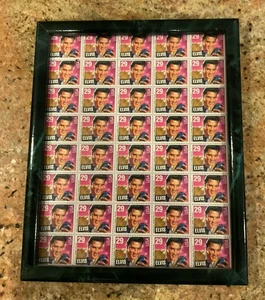 Elvis Presley 1993 Stamp Sheet 29 Cent Framed - Picture 1 of 2