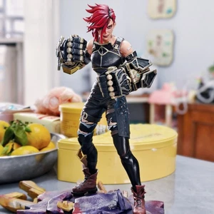 Modellino action figure in resina League of Legends Vi 21 cm dipinto giocattolo da collezione - Foto 1 di 24
