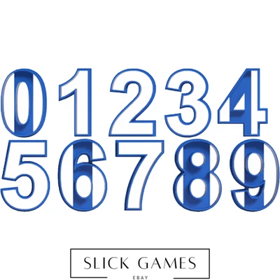 Cortadores de galletas Números 0-9 | Impreso en 3D, estatuillas en 3D Foto 1 de 2