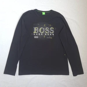 Camiseta Hugo Boss Etiqueta Verde Para Hombre Manga Larga Talla XL Estampado Gráfico Ligera - Imagen 1 de 18