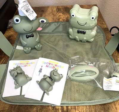 Juego de baño para niños Rana Target juego de 6 piezas NUEVO Foto 1 de 4