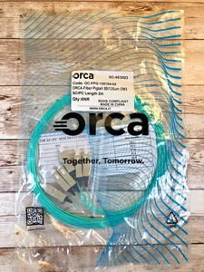 LOTTO 12 PEZZI PIGTAIL SC/PC MULTI-MODE ORCA OC-FPG-120104-02 2 METRI CELESTE - Photo 1/2