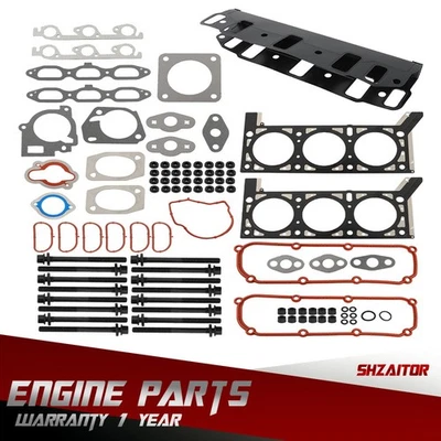 Juego de juntas de culata y pernos para Dodge Grand Caravan Chrysler 2004-2010 3,8 L OHV Foto 1 de 4