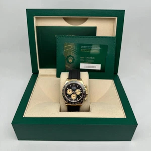 Rolex Daytona 126518LN 18k Gelbgold Paul Newman Dial Oysterflex Herren Uhr - Bild 1 von 8