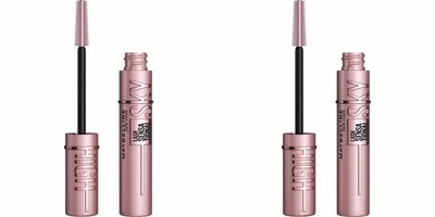 (2 Pack) Maybelline Sky High Blackest Black Sensational Washable Mascara 0.24 oz - Image 1 of 4