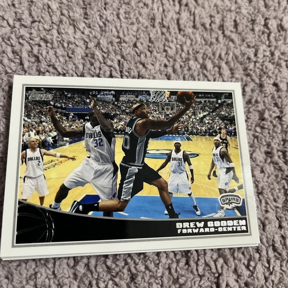 2009-10 Topps San Antonio Spurs Basketball Card #281 Drew Gooden Kansas Star - Image 1 of 1