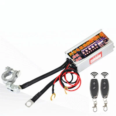 Wireless Car Battery Isolator Disconnect Cut Off Power Master Switch w/2 Remote - Image 1 of 4