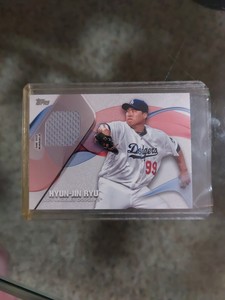 Hyun-Jin Ryu 2017 Topps Series 1 Major League Material Relic Card #MLM-HJR